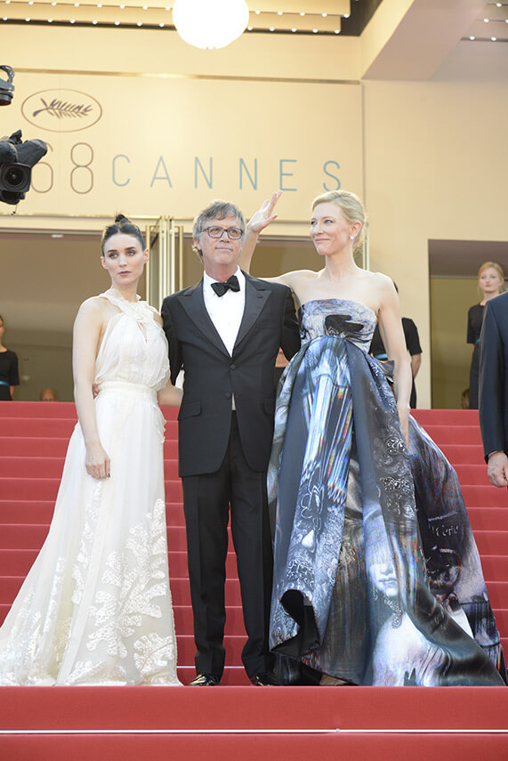 Rooney Mara, Todd Haynes and Cate Blanchett