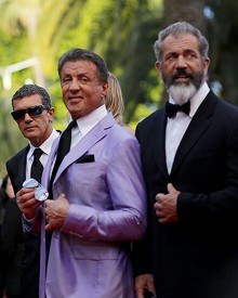 Sylvester Stallone and Mel Gibson