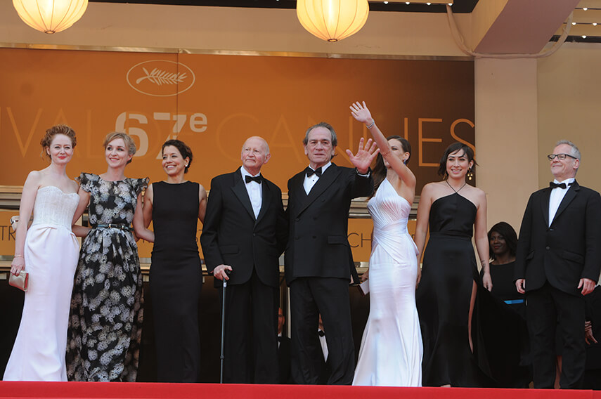 Crew of the film "The Homesman"