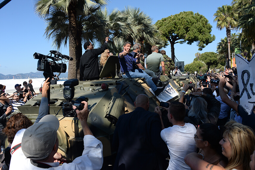 Crew of the film "The Expendables 3"
