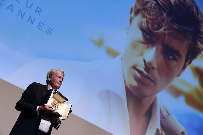 Alain Delon honoured for lifetime achievement