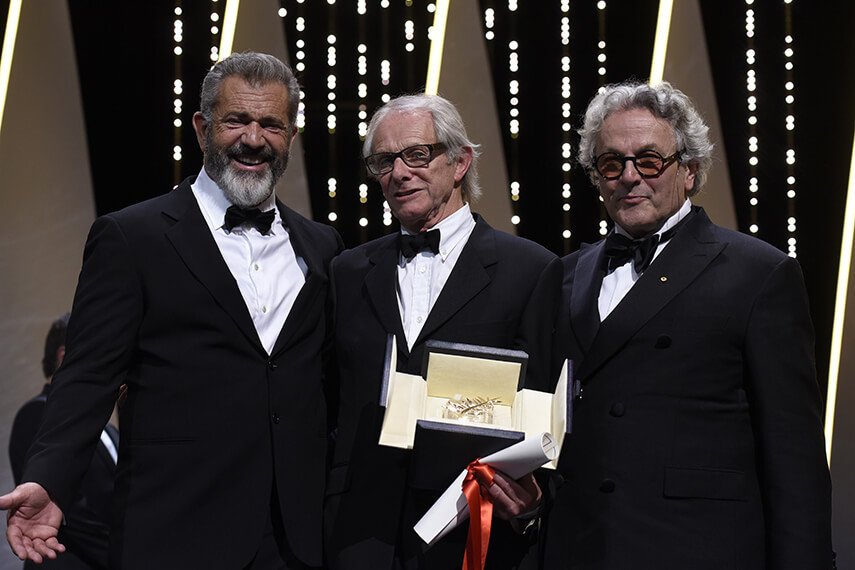 Palme d'or for the film "I, Daniel Blake"