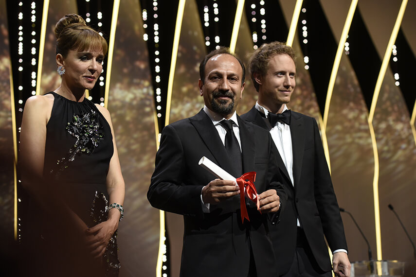 Prix du scénario to Asghar Farhadi