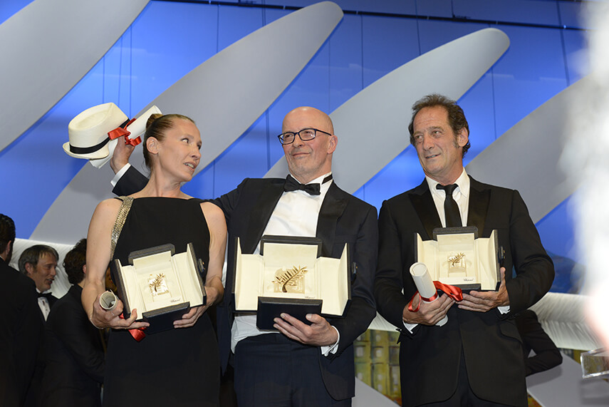 Emmanuelle Bercot, Jacques Audiard and Vincent Lindon