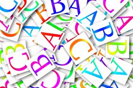 Image de plusieurs lettres de l'alphabet