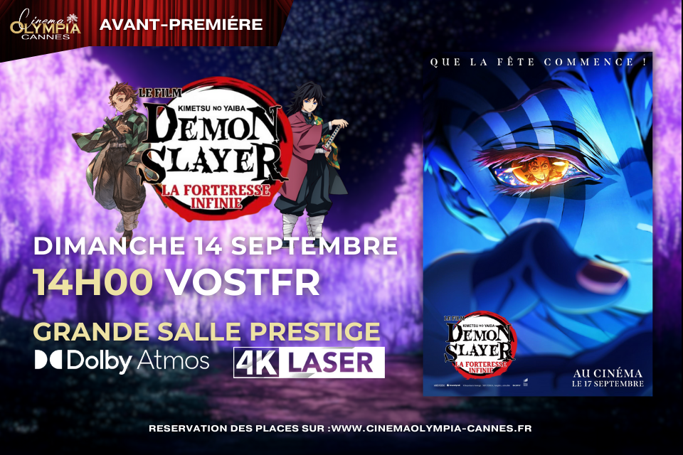 Film "Demon Slayer : la forteresse infinie" VO