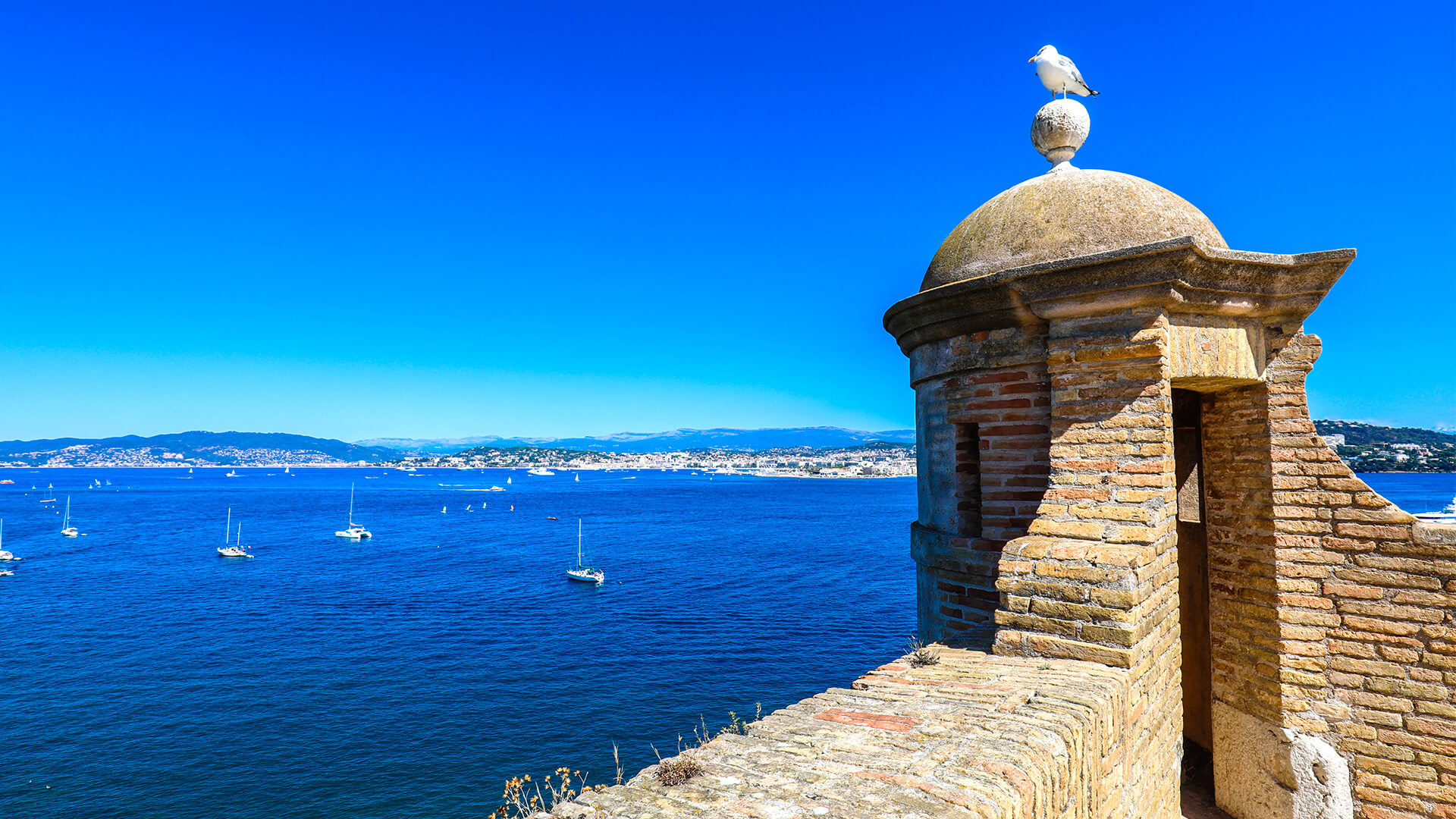 Une échauguette sur l'Île Sainte-Marguerite