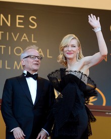 Thierry Frémaux and Cate Blanchett