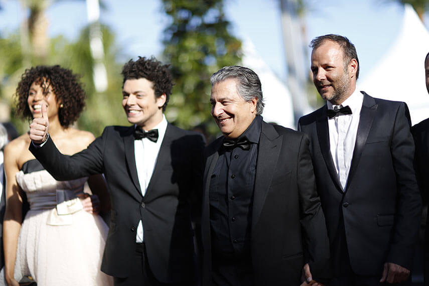 Kev Adams, Christian Clavier and Pef