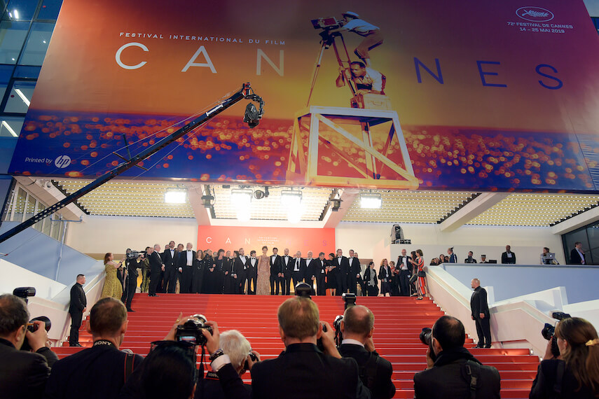 End of the screening of the film "Il Traditore" by Marco Bellocchio