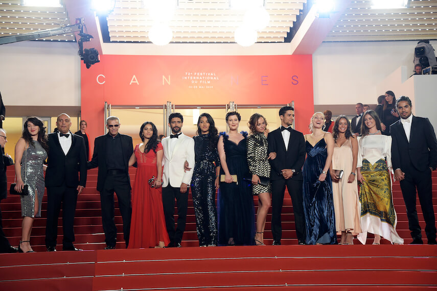 L'équipe du film "Mektoub my love : intermezzo" de Abdellatif Kechiche