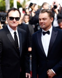 Quentin Tarantino and Leonardo DiCaprio