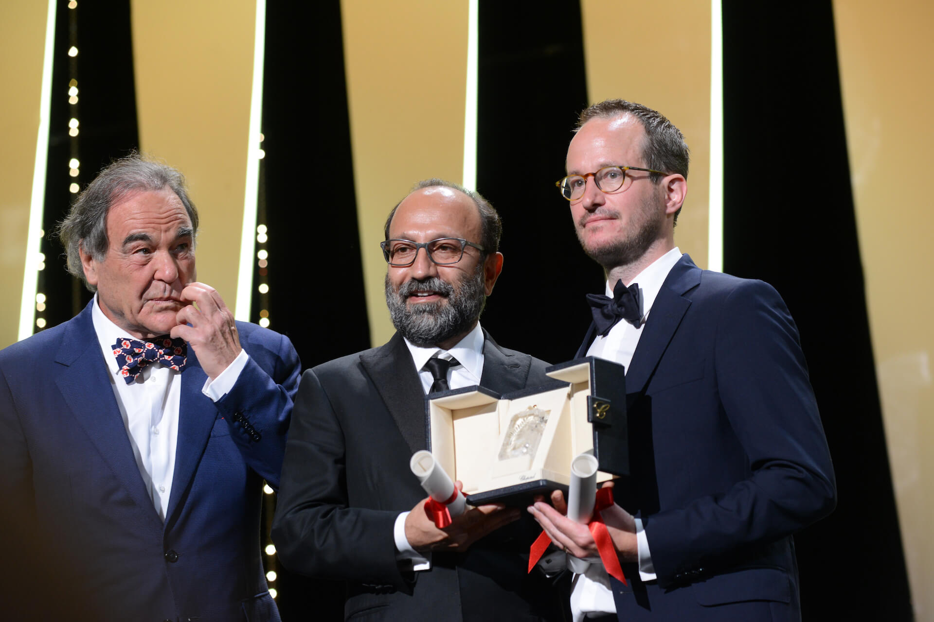 Oliver Stone, Asghar Farhadi and Juho Kuosmanen