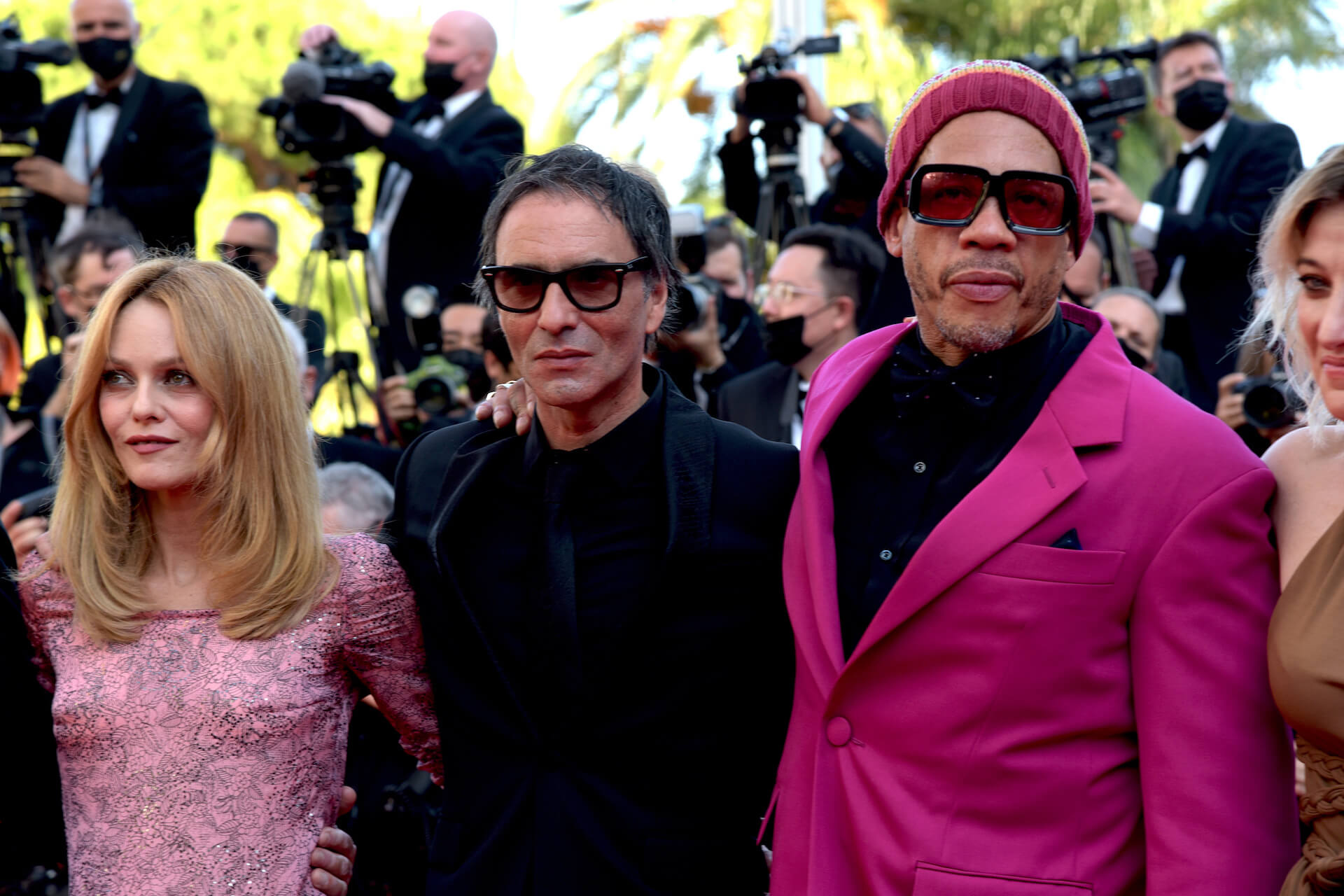 Vanessa Paradis, Samuel Benchetrit and JoeyStarr