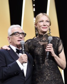 Martin Scorsese and Cate Blanchett