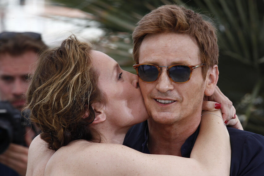 Emmanuelle Bercot and Benoit Magimel