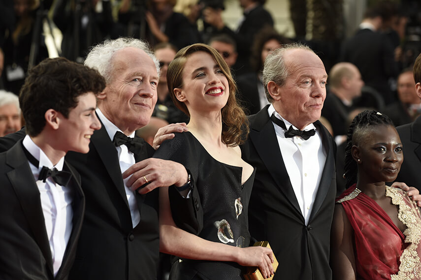 Adèle Haenel et les frères Dardenne