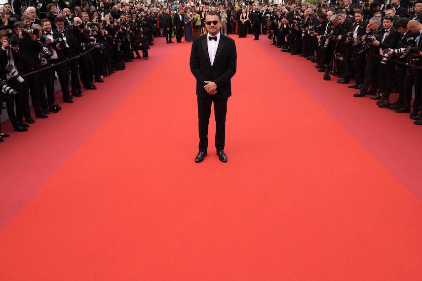 Leonardo DiCaprio, a Star on the red carpet