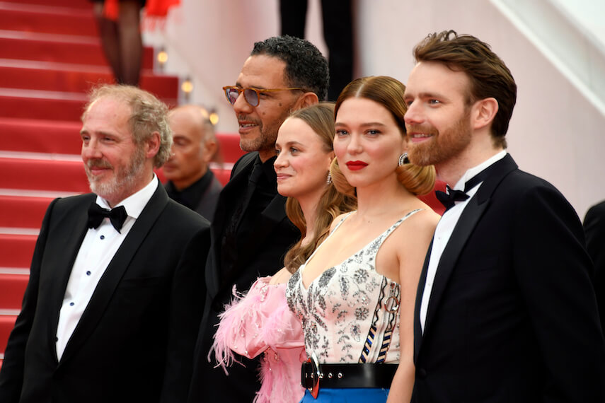 L'équipe du film "Roubaix, une lumière" d'Arnaud Desplechin
