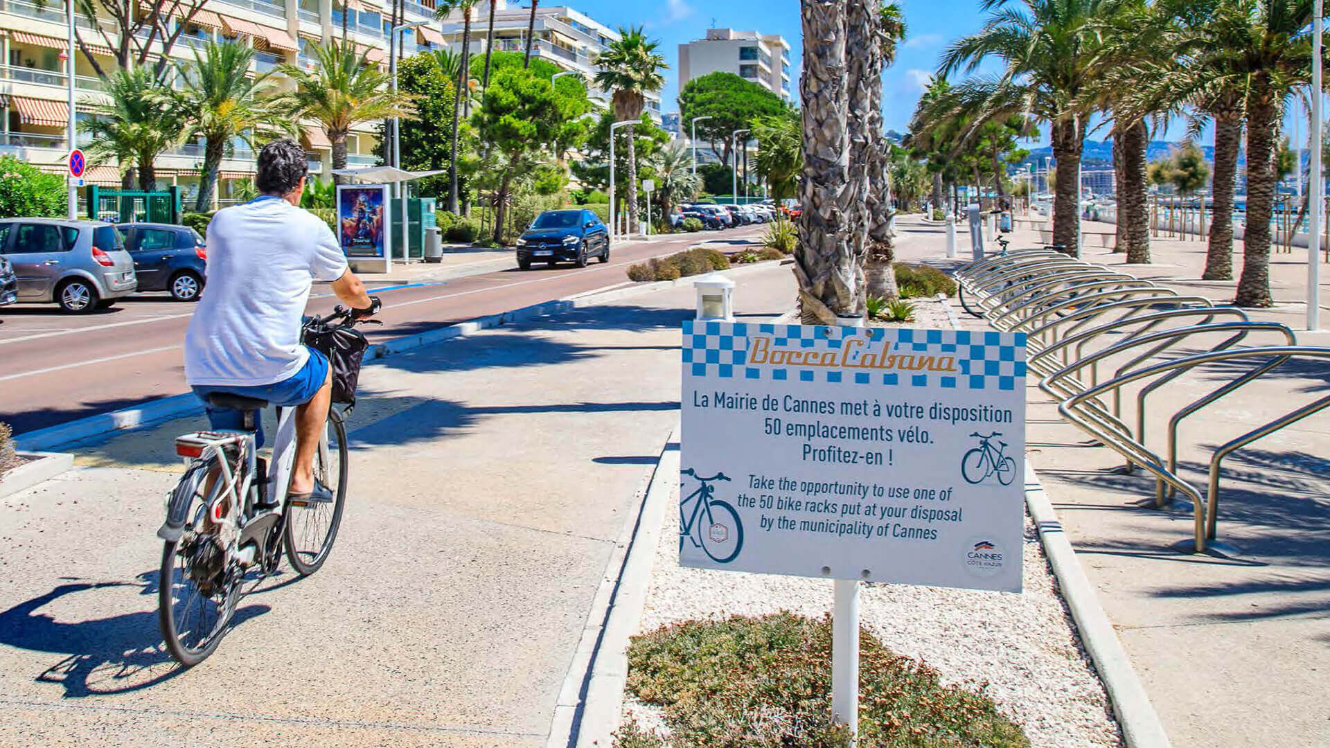 Piste cyclable et emplacements à vélos - BoccaCabana