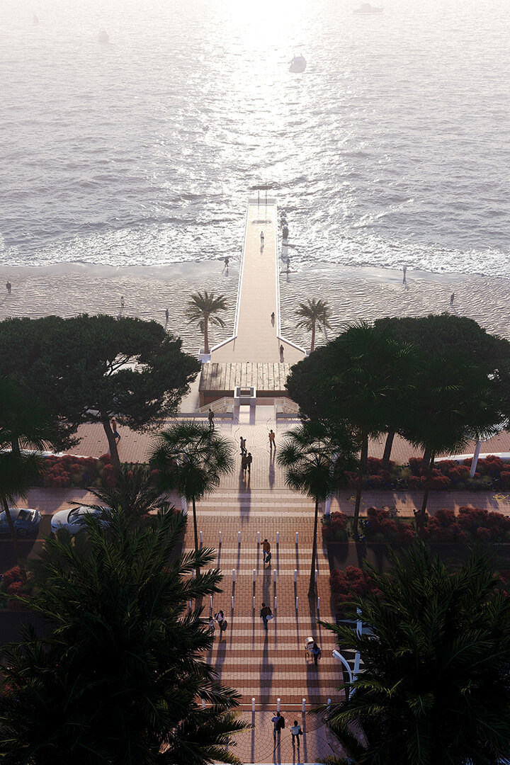 Vue Croisette ponton