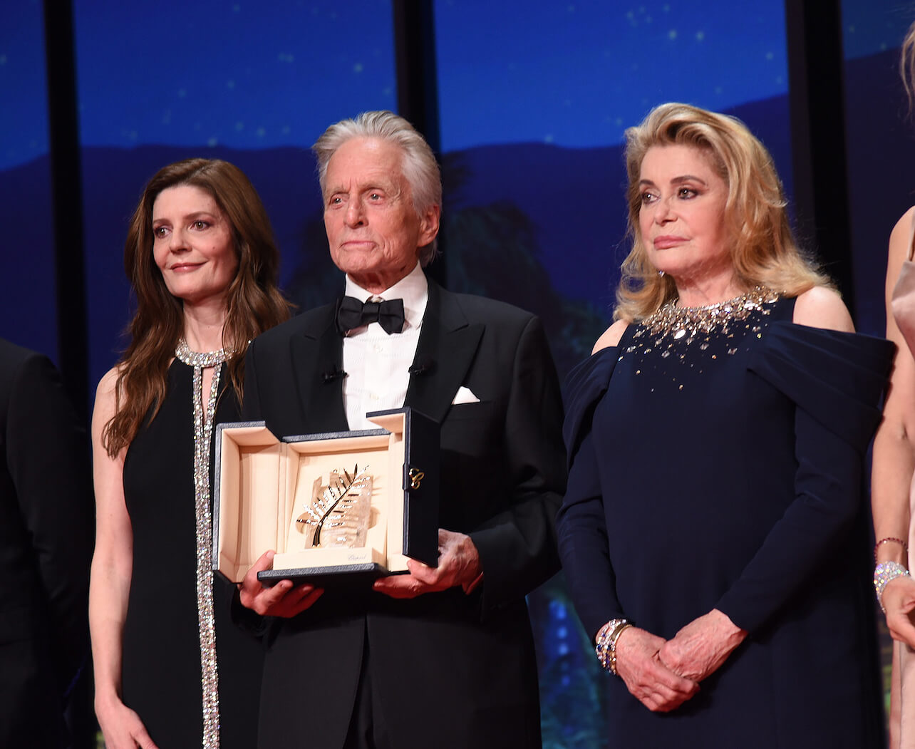 Michael Douglas and his honorary Palme d'or