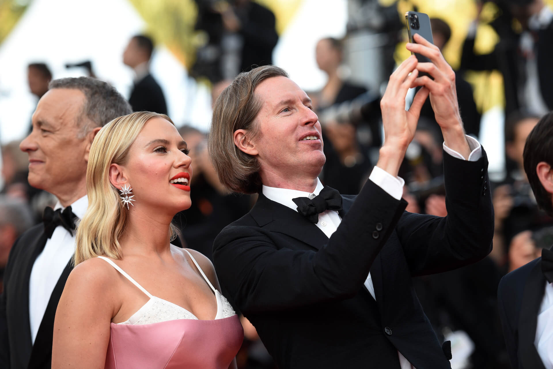 Scarlett Johansson and Wes Anderson