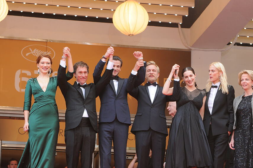 Crew of the film "Saint Laurent"