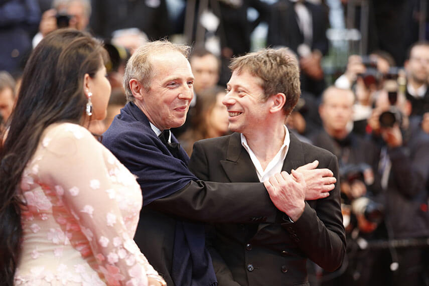 Arnaud Desplechin and Mathieu Amalric