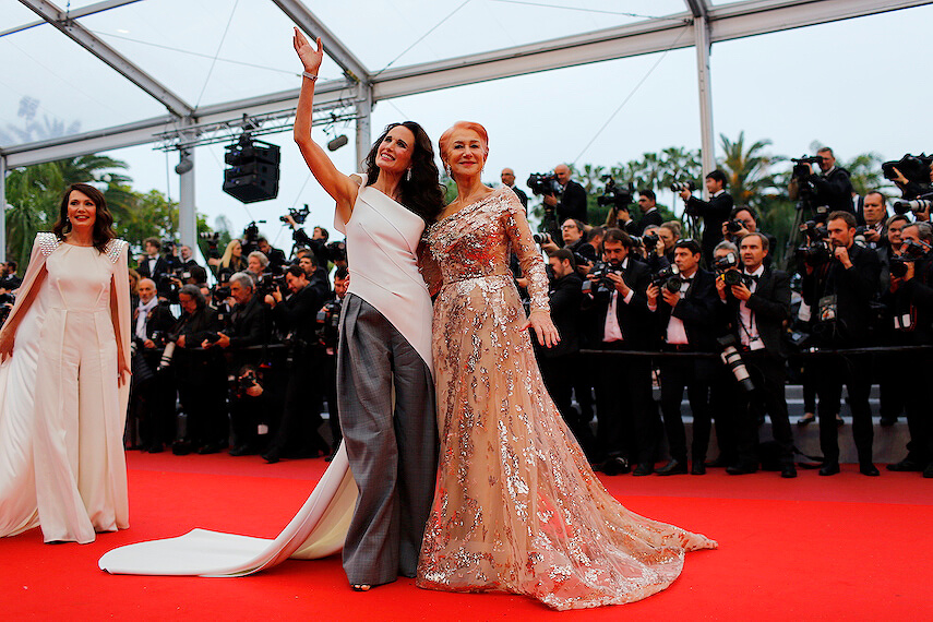 Andie MacDowell and Helen Mirren