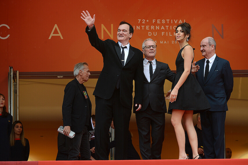 Quentin Tarantino pays a surprise visit