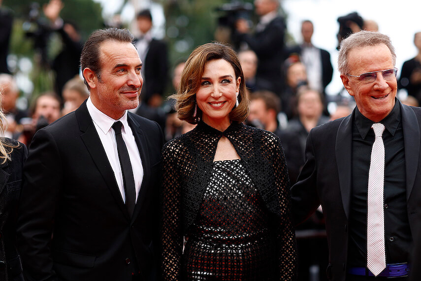 Jean Dujardin, Elsa Zylberstein and Christophe Lambert