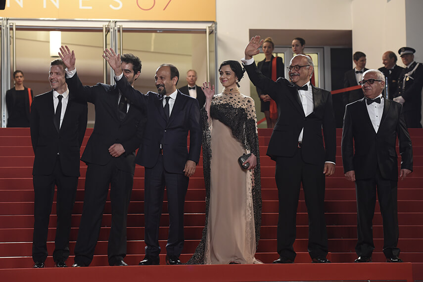 &Eacute;quipe du film "Forushande"