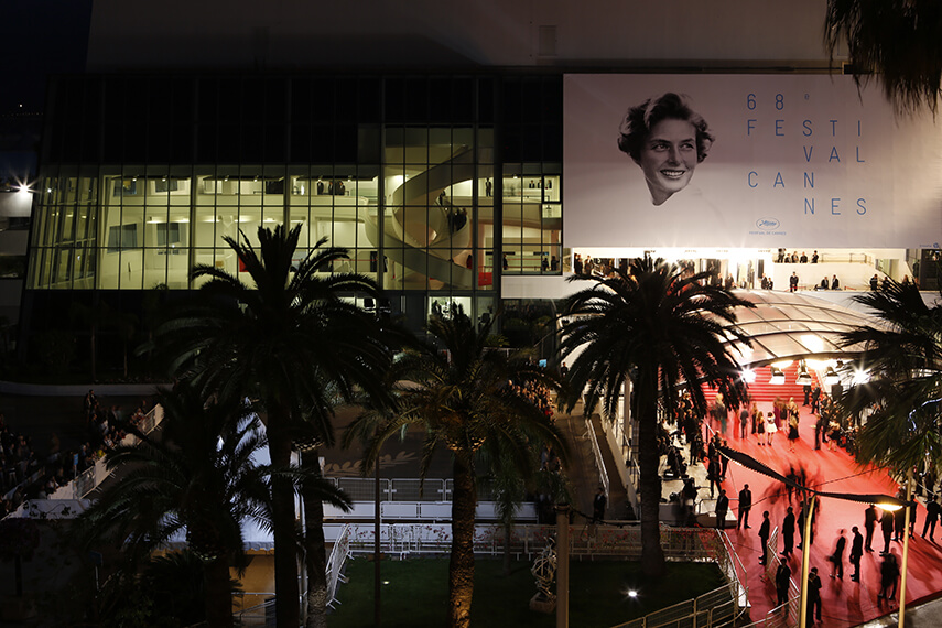 The Palais des festivals et des congrès