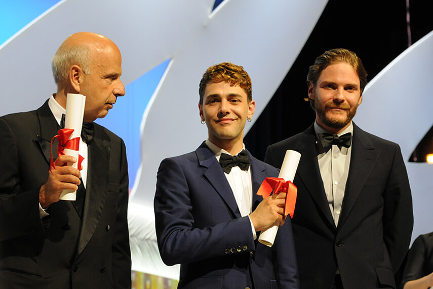 Alain Sarde and Xavier Dolan