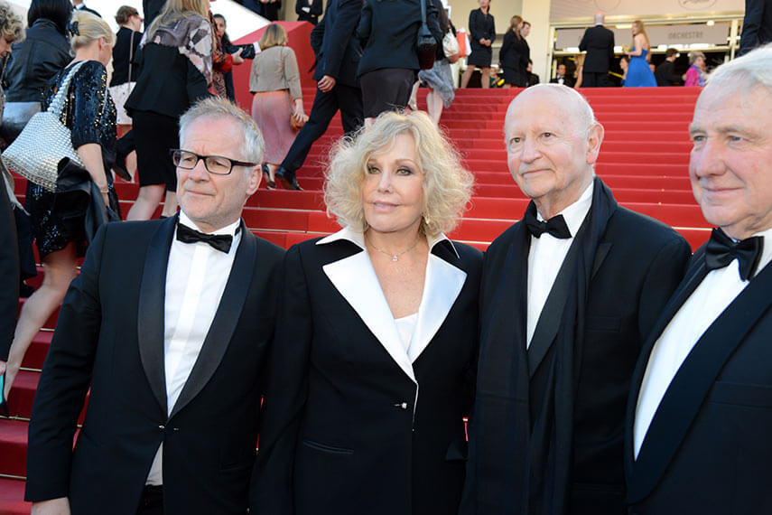 Thierry Frémaux, Kim Novak et Gilles Jacob