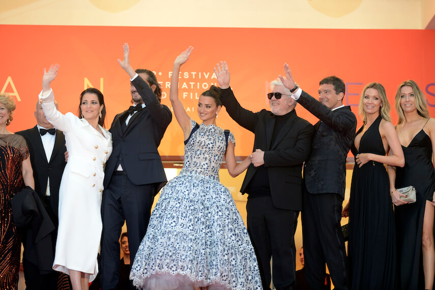Crew of the film "Dolor y Gloria" by Pedro Almodovar