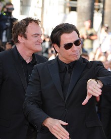 Quentin Tarantino and John Travolta