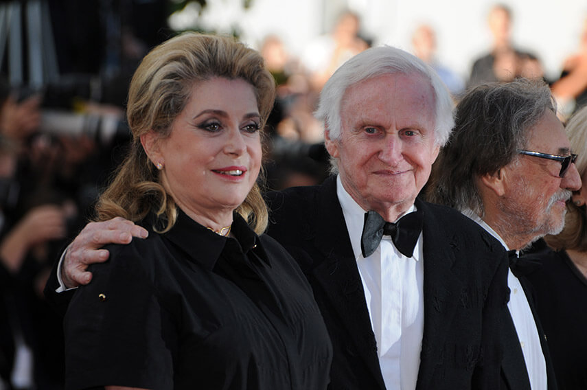 Catherine Deneuve and John Boorman