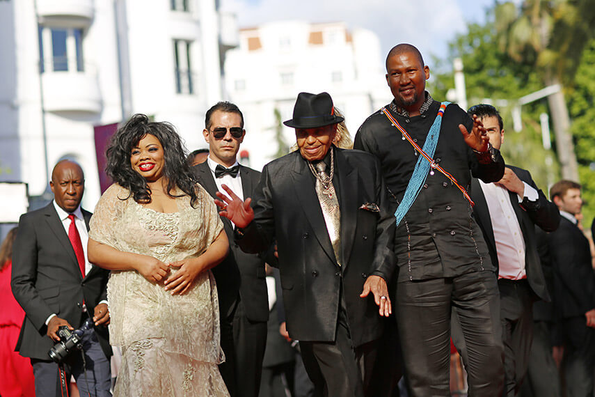 Joe Jackson and Mandla Mandela
