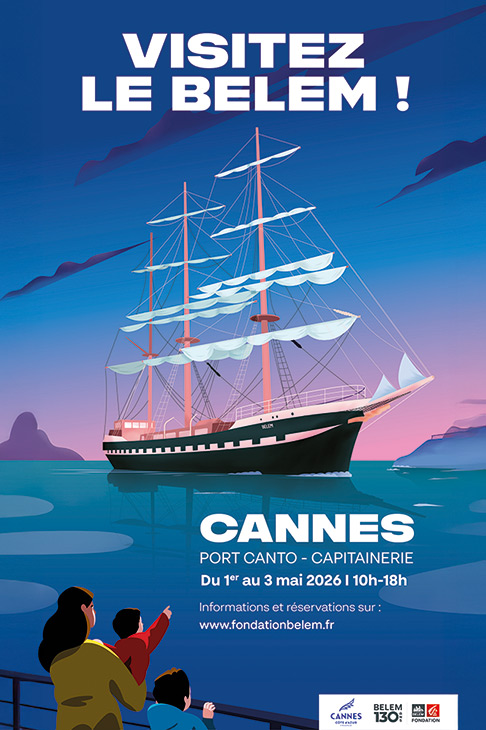 Affiche - Visite du Belem