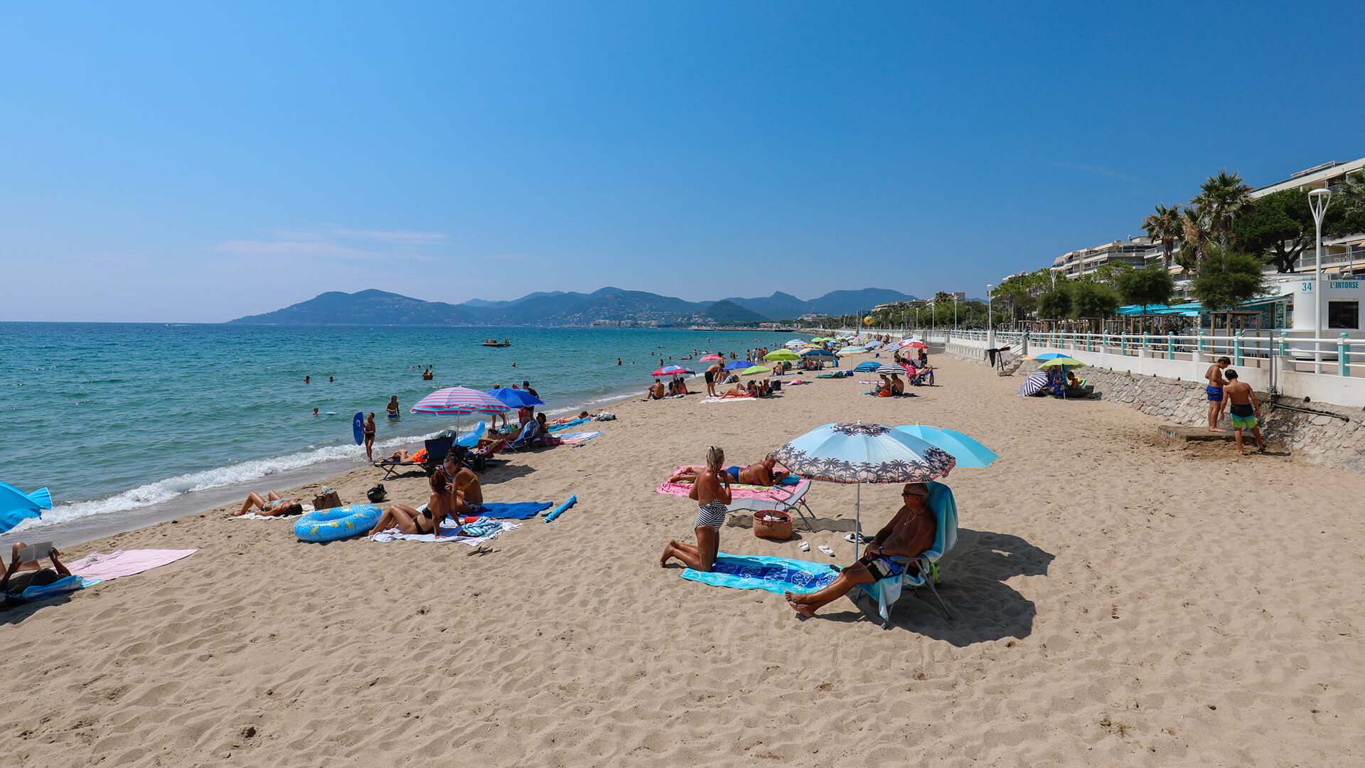 La plage de La Bocca