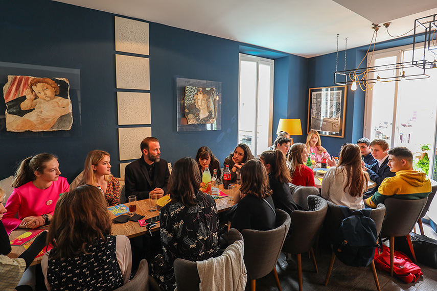 Rencontre du jury avec les jeunes cannois