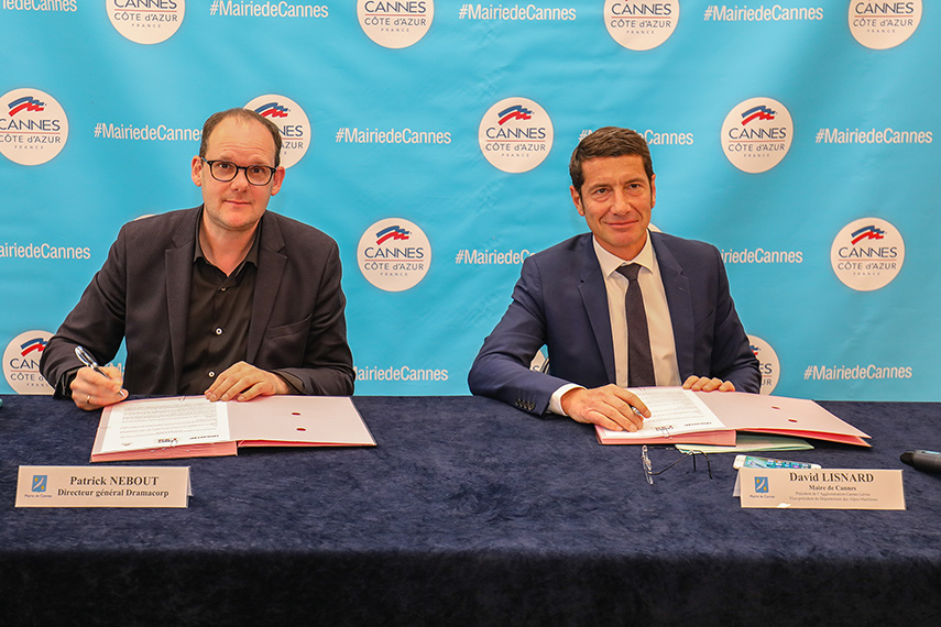 Signature - Mairie de Cannes et Dramacorp