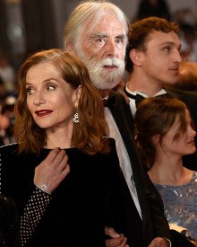 Image d'Isabelle Huppert et Michael Haneke