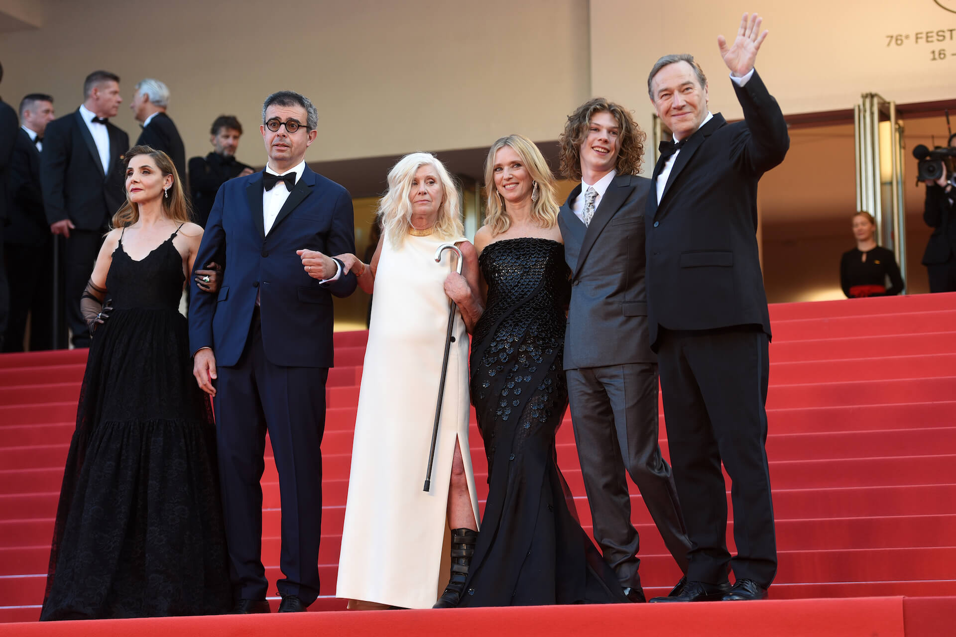 Catherine Breillat and her crew