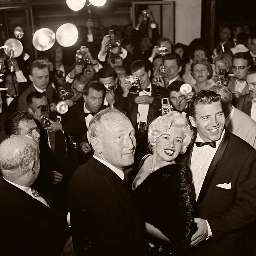 Bourvil et Jayne Mansfield