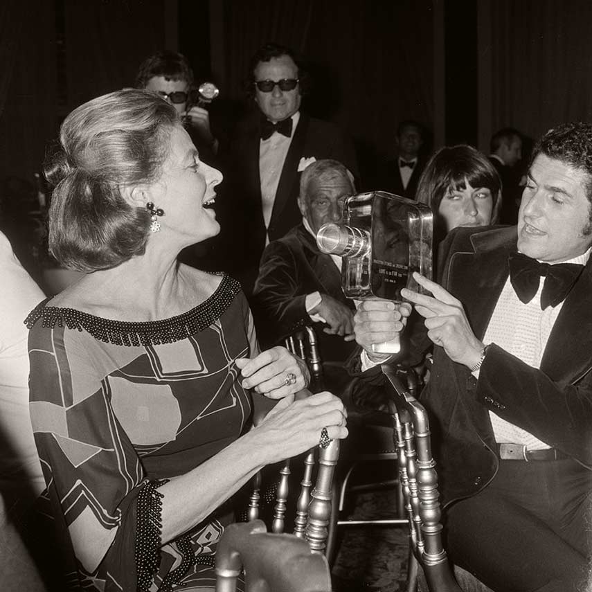Ingrid Bergman et Claude Lelouch