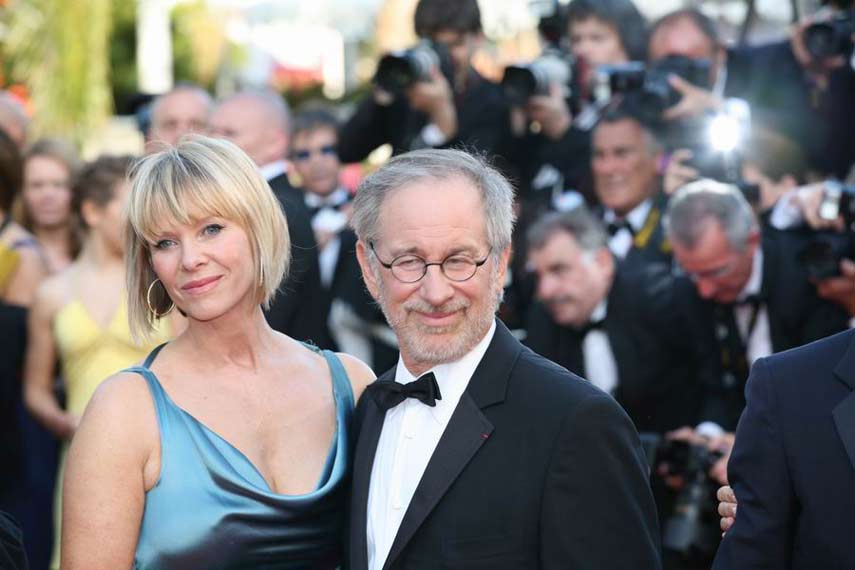 Steven Spielberg and Kate Capshaw