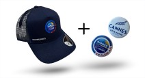 Casquette avec 2 badges